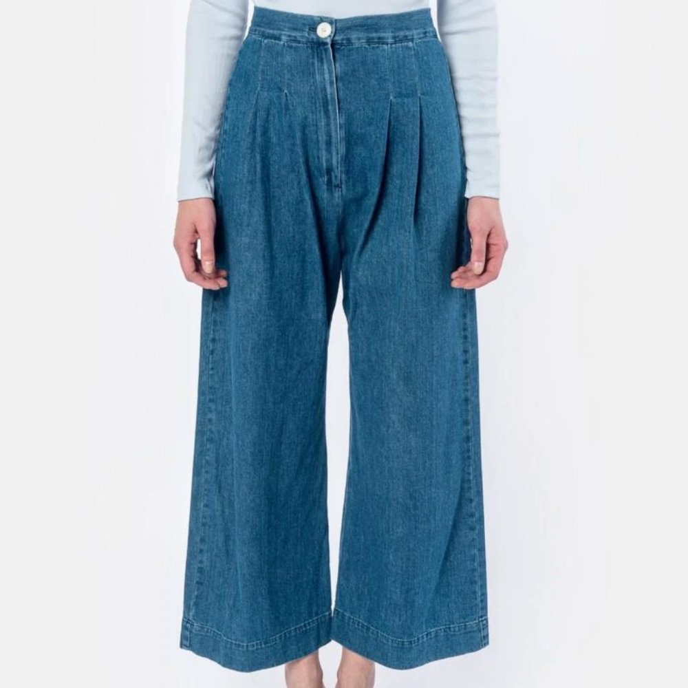 Boyd Pants in Denim by Ilana Kohn - size 8